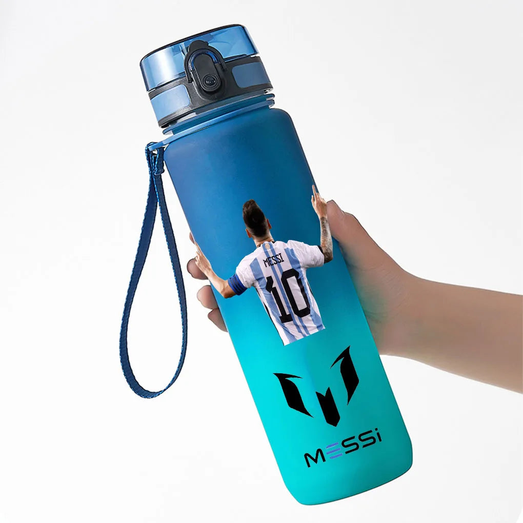 650ml Lionel Messi Blue PC Safe Portable Sports Bottle